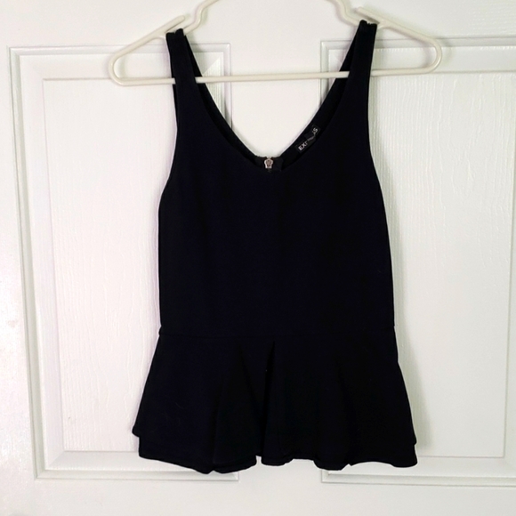 Express black peplum tank,  size small - Picture 1 of 3